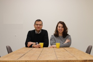 oprichters van gWoon Makelaars, Samantha Kras-Tankink en Joost Beekman