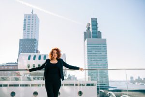 Marieke Pijler. Ze werd Rotterdamse Zakenvrouw van het Jaar.