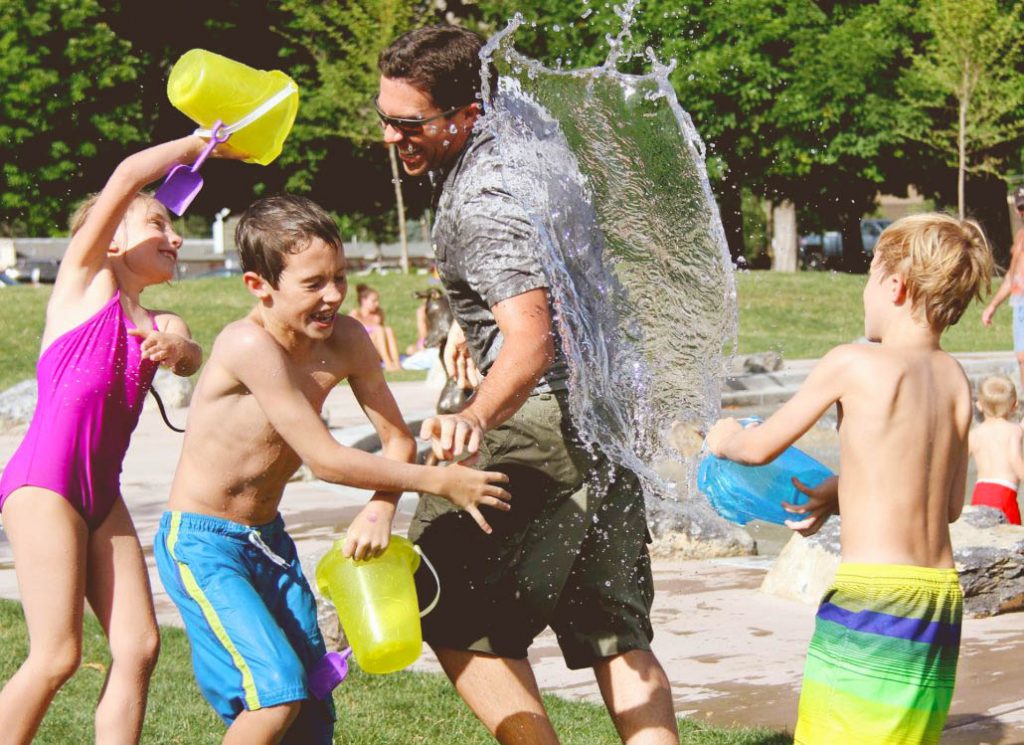 Vakantiepark De Betteld gaat hun programma videostreamen 2020 02 20 persbericht vakantiepark de Betteld groep water fight 1030x869 1