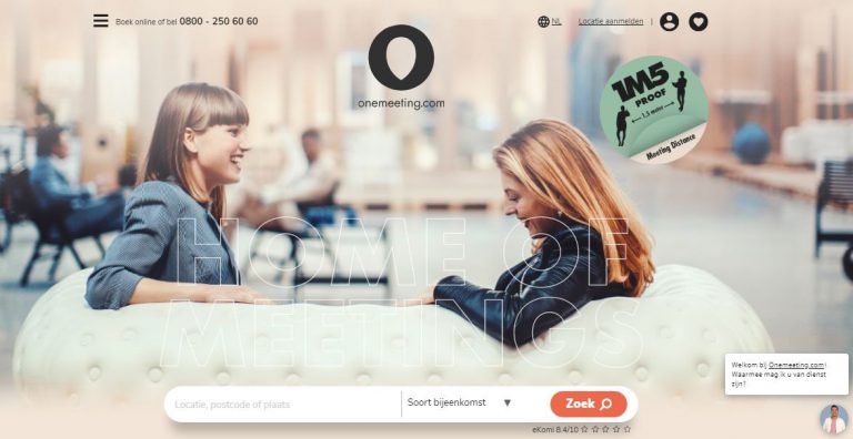 Onemeeting.com start full-service marketing-, sales- en reserveringsservice voor bedrijven met meetingcapaciteit Onemeeting.com gaat bedrijven met meetingcapaciteit commerciële processen volledig uit handen nemen. Deze totaaloplossing genaamd Connected is mogelijk dankzij de inzet van een schaalbaar reserveringsteam en een sales- en marketingteam. Het deskundige reserveringsteam verzorgt het hele boekingsproces van aanvraag tot aftersales en facturatie. Dit doen ze met het door Onemeeting.com ontwikkelde reserveringssysteem, genaamd Onemeeting System (OMS). Het vakkundige sales- en marketingteam verbindt contract- en aanbestedingsklanten aan locaties en regelt de marketing, online zichtbaarheid en het bereik.