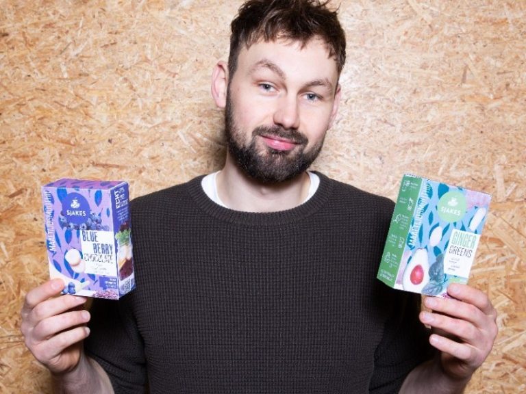 Jumbo zet gezonde maaltijdvervangende Sjakes in de schappen Sjakes Dylan Pels