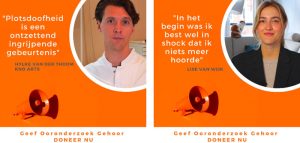 In samenwerking met het Erasmus MC in Rotterdam is Stichting Oorfonds Nederland een crowdfunding campagne gestart om onderzoek naar plotsdoofheid te financieren. Kno-arts en onderzoeker Hylke van der Toom van het Erasmus MC onderzoekt de effectiviteit van het aanbrengen van een sterke ontstekingsremmer (corticosteroïden) met een injectienaald achter het trommelvlies bij plotsdoofheid.