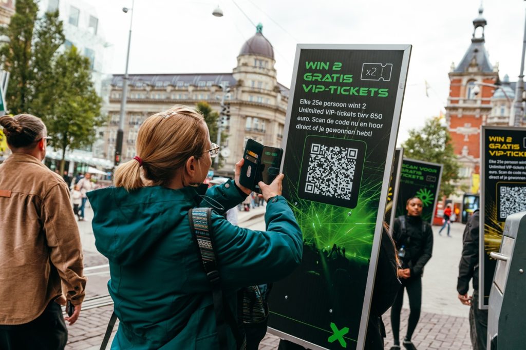 Campagne NordVPN tegen fraude met QR-codes tijdens ADE DAM Nord VPN